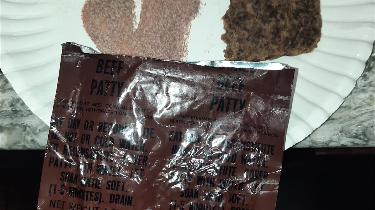A 44 year old, freeze-dried, US MRE Beef Patty.....I'm gonna eat it!