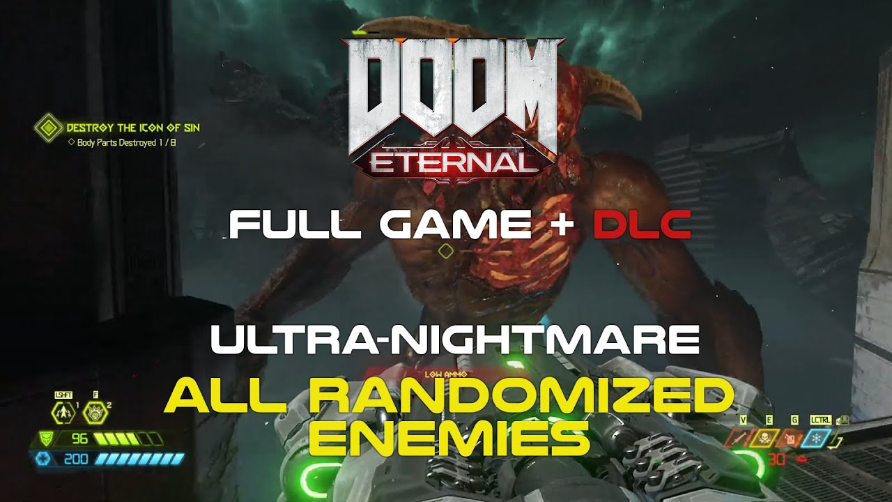 DOOM Eternal - All Randomized Enemies (Full Game + DLC) | Ultra-Nightmare