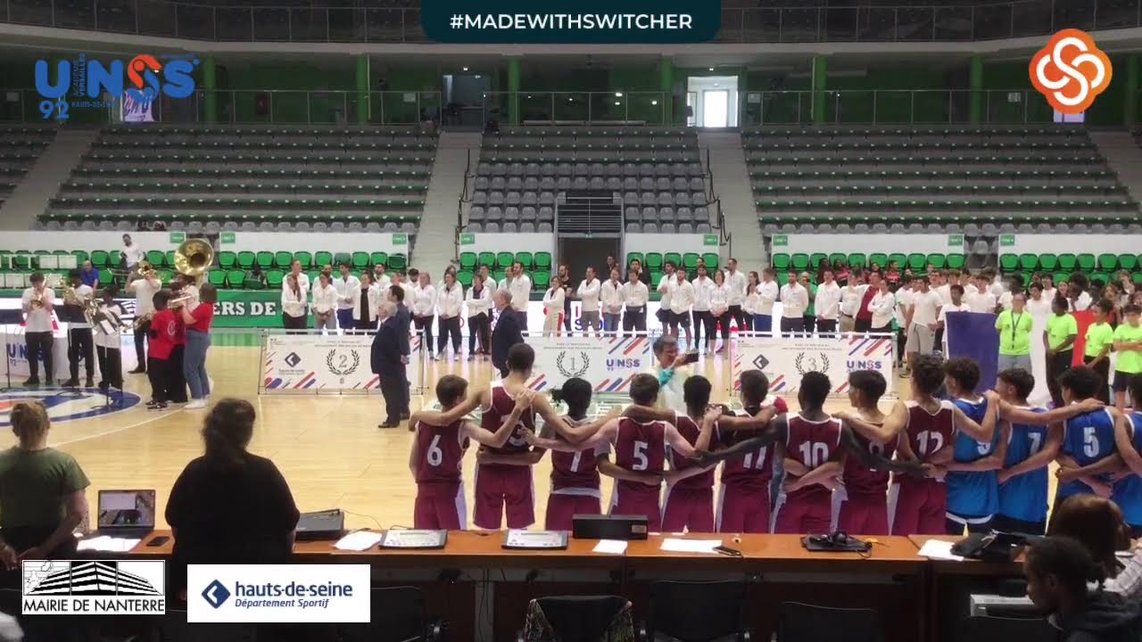 Cérémonie de remise des récompenses - CF UNSS basket collège garçons