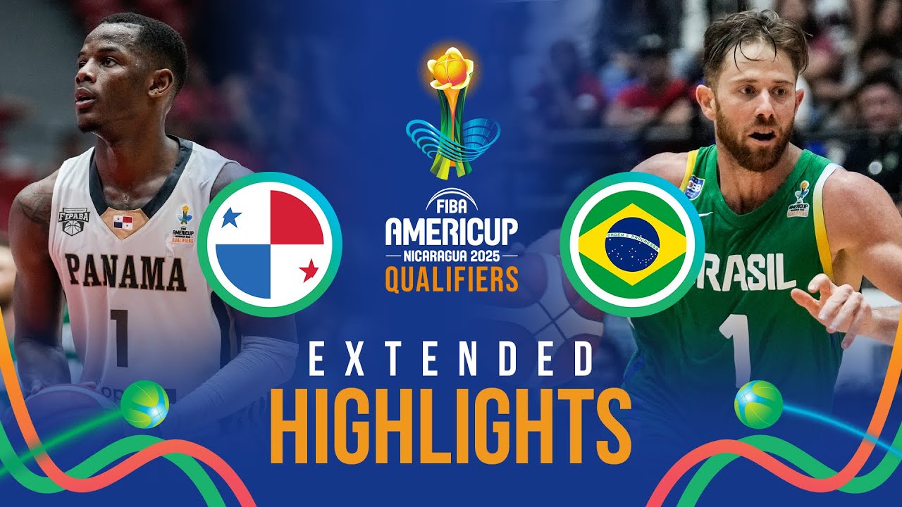 Panama 🇵🇦 vs Brazil 🇧🇷 | Extended Highlights | FIBA AmeriCup 2025 Qualifiers