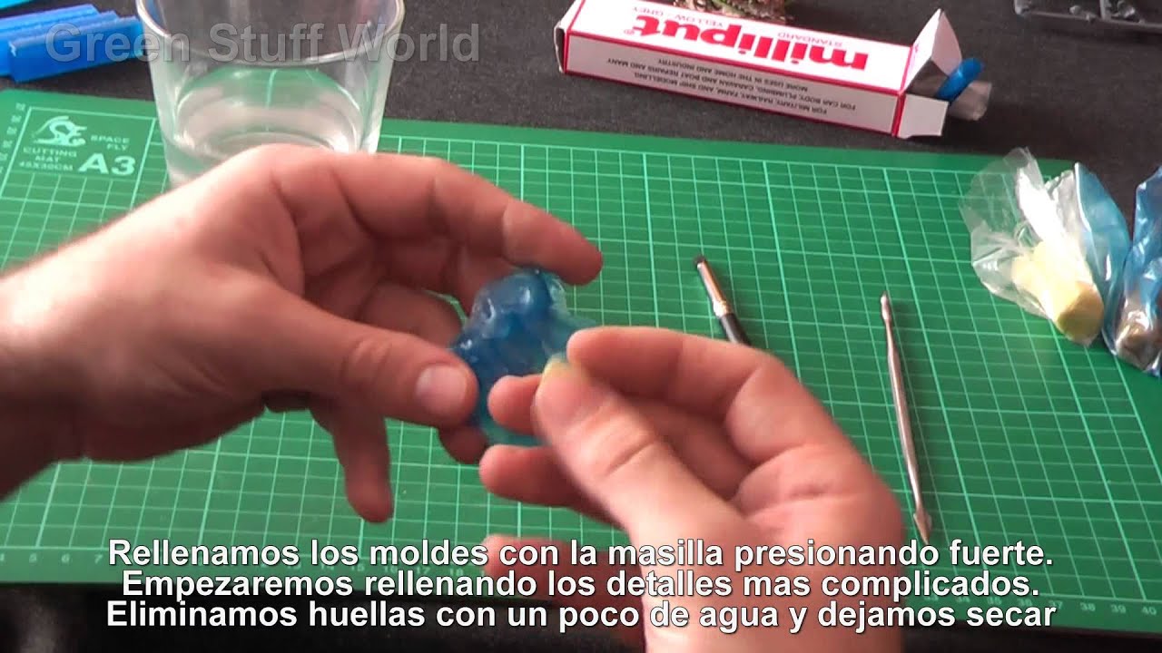 Moldes de 1 cara con Blue Stuff