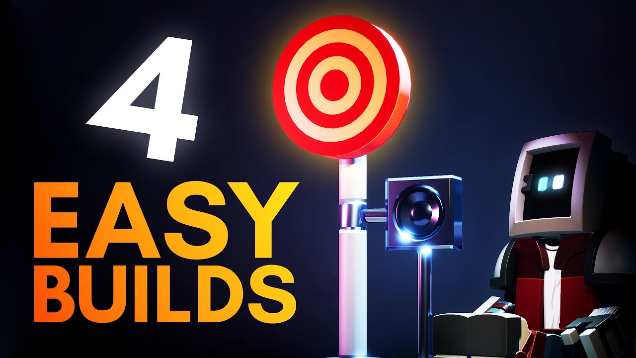 4 Beginner Wire Builds in Brickadia (Lights, Targets, Music, Traps)