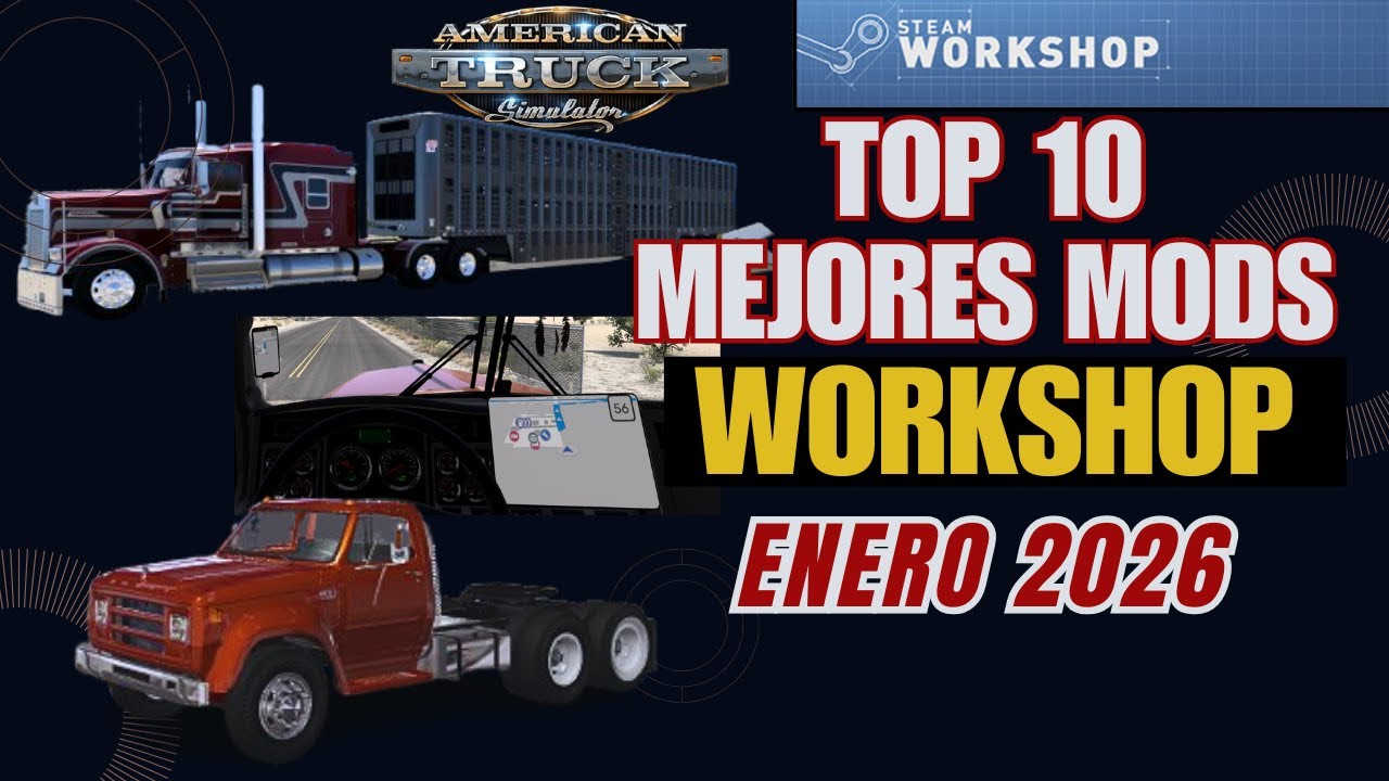 TOP 10 Mejores MODS De La WORKSHOP ATS | ENERO 2026