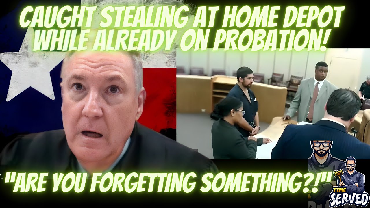He STOLE From Home Depot While on Probation in Judge Stevens’ Court!