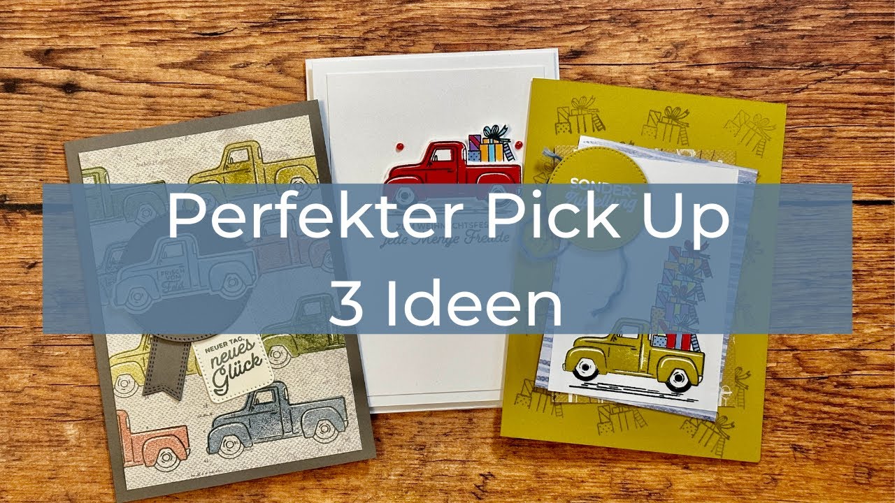 🔴3 Ideen die Du unbedingt nachbasteln mußt: Perfekter Pick Up von Stampin' Up!