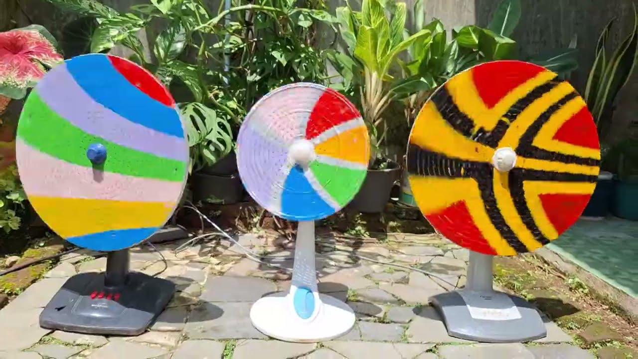 trio kipas angin putaran baling baling paling keren
