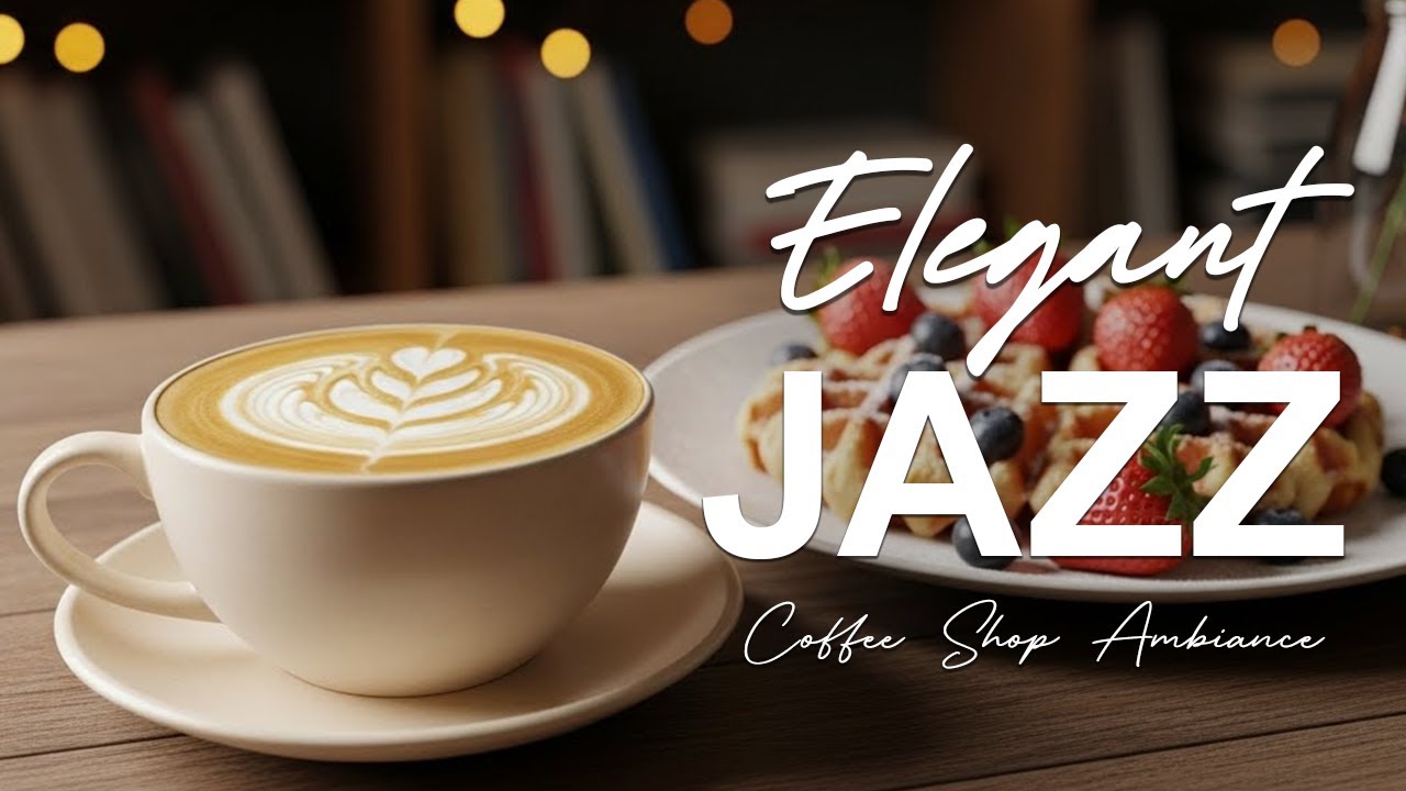 Elegant Jazz ☕ Coffee Shop Ambiance for Happy Moods, Great Moods & Stress Relief