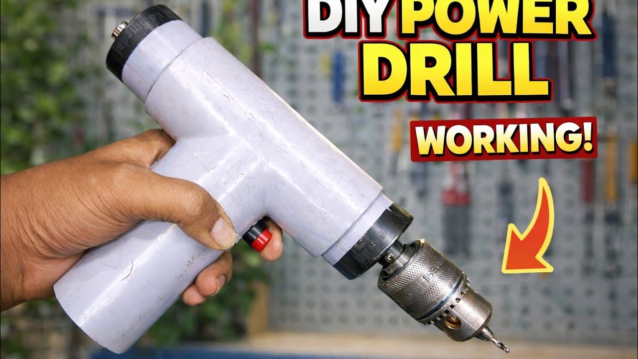 DIY drilling machines in an easy way 