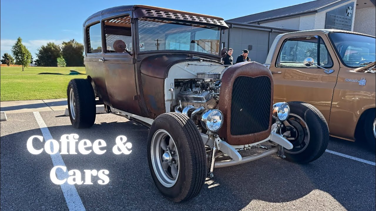 Coffee & Cars in Yukon, Oklahoma | Car Show | Car Meet | Isaac Bruno of The Mad Tatter Tattoo Parlor