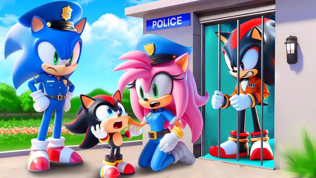 SHADOW ESCAPES?! Can POLICE SONIC Catch Him? | Sonic The Hedgehog 3 Animation