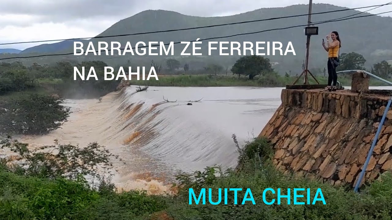BARRAGEM ZÉ FERREIRA BEM CHEIA RIO DO PIRES BAHIA 