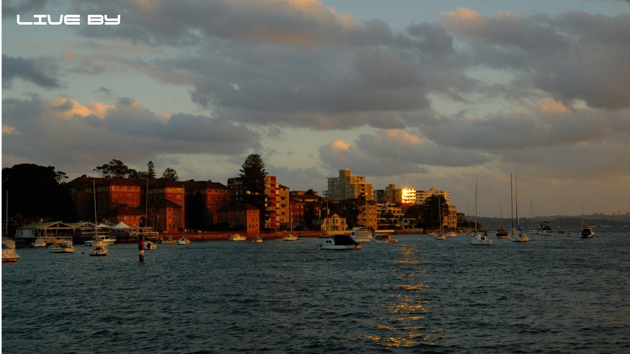 LIVE BY  Sydney harbour