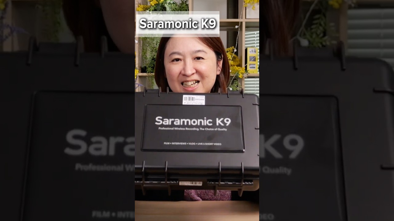 気が利いてる！ワイヤレスマイクSaramonic K9開封動画切り抜き　#saramonic #開封動画 #ワイヤレスマイク