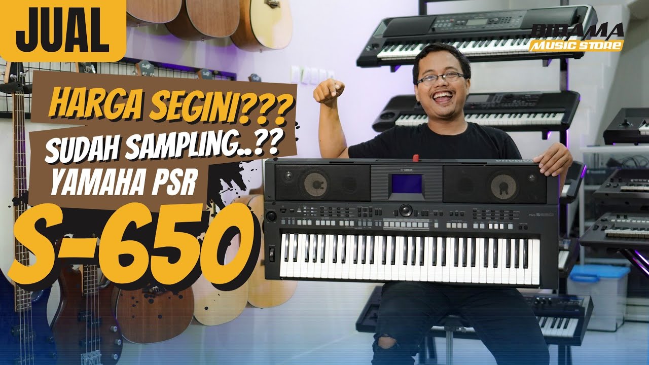 TERJANGKAU..!! YAMAHA PSR S650 | Solusi keyboard murah sudah memiliki fitur Sampling internal