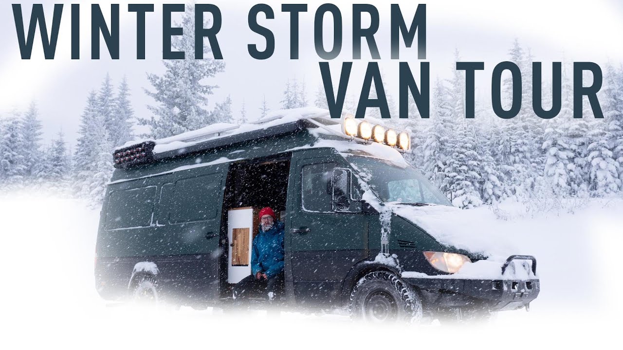 Зимний шторм в самостоятельной переделке Sprinter — Van Tour!