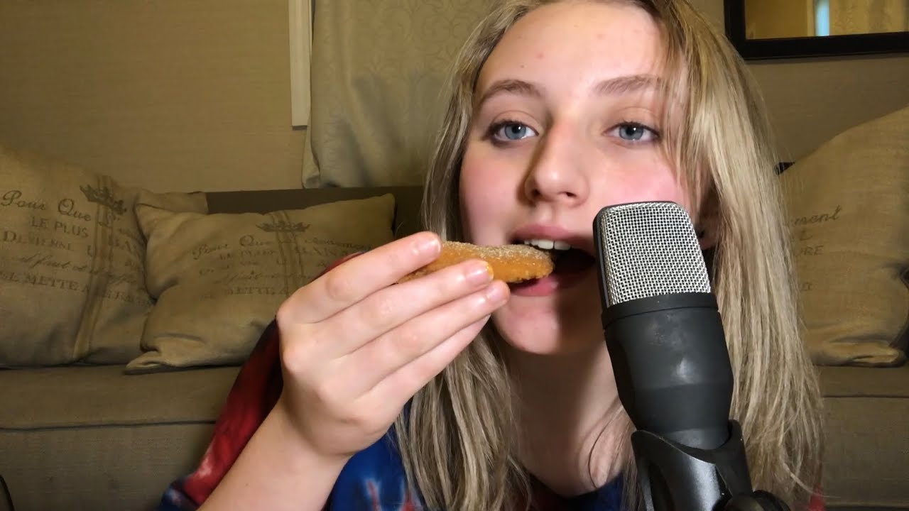 ASMR Chicken Mukbang || eating sounds, soft whispers (MAJOR TINGLES)