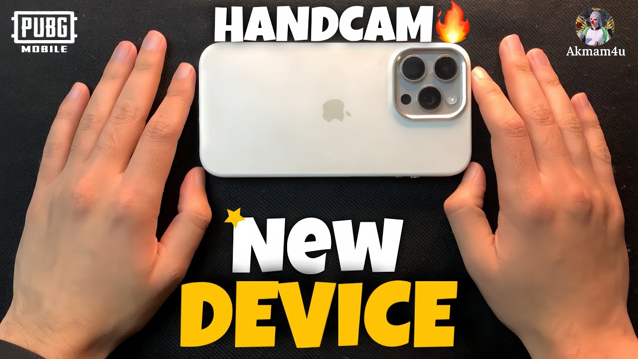 NEW! Device | iPhone 15 Pro Max😍 | HANDCAM | PUBG MOBILE