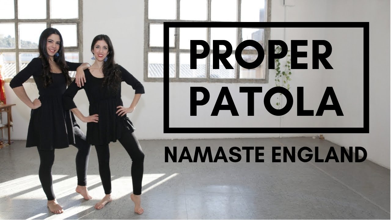 PROPER PATOLA dance | Namaste england | Bollywood Barcelona