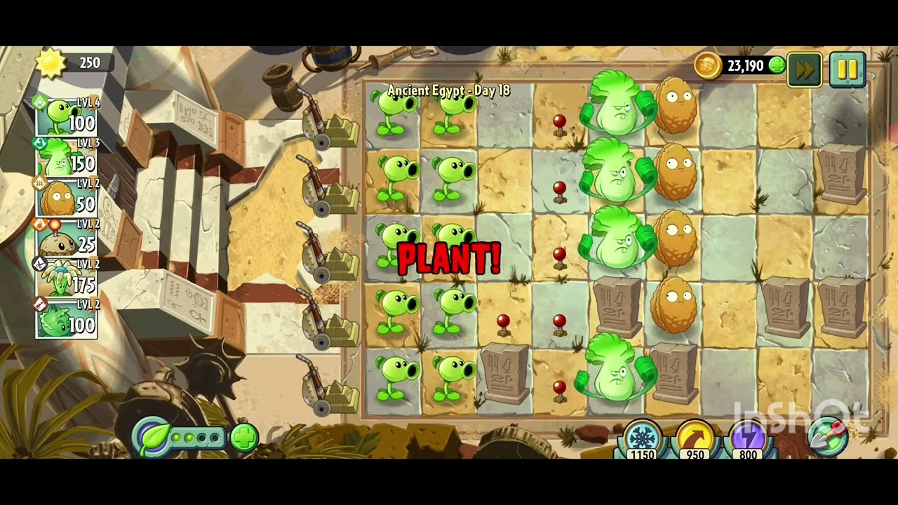 حلقة التانية من سلسلت النبتات ضد الزومبي (pvz) ليك و شتراك