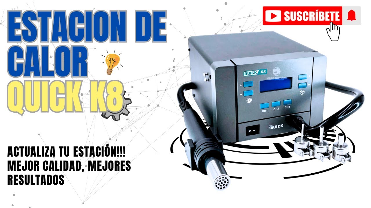 Estaci&oacute;n de Calor Quick K8 &iquest; VALE LA PENA COMPRARLA? 2025 #soldaduraindustrial