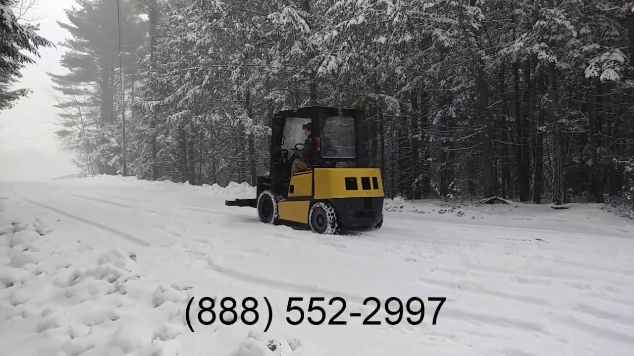 Forklift Traction | Chinook Forklift Snow Plow