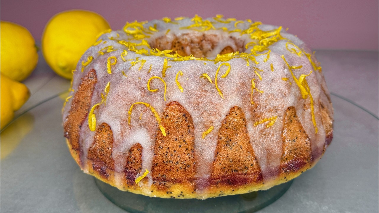 How to make lemon poppy cake? (No-Fail Recipe)