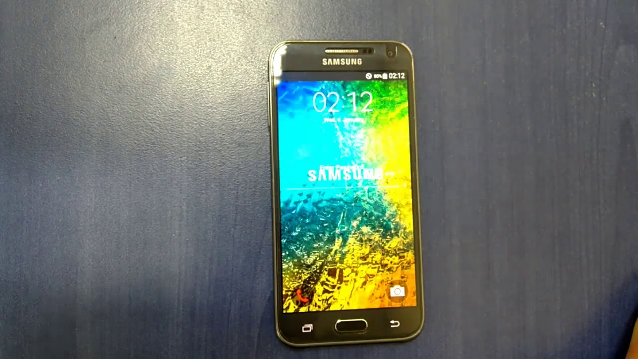Remove the forgotten Samsung E5 password