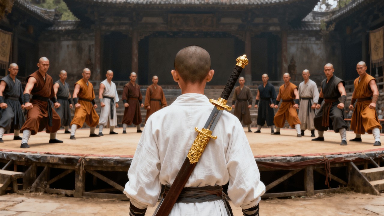 江湖頂尖高手擂台比武，怎料都被不起眼少年擊敗！ #kungfu #movie #功夫 #李連杰