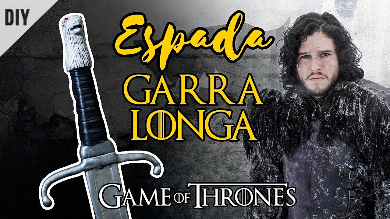 Espada Garralonga do Jon Snow (Longclaw) - Game of Thrones DIY