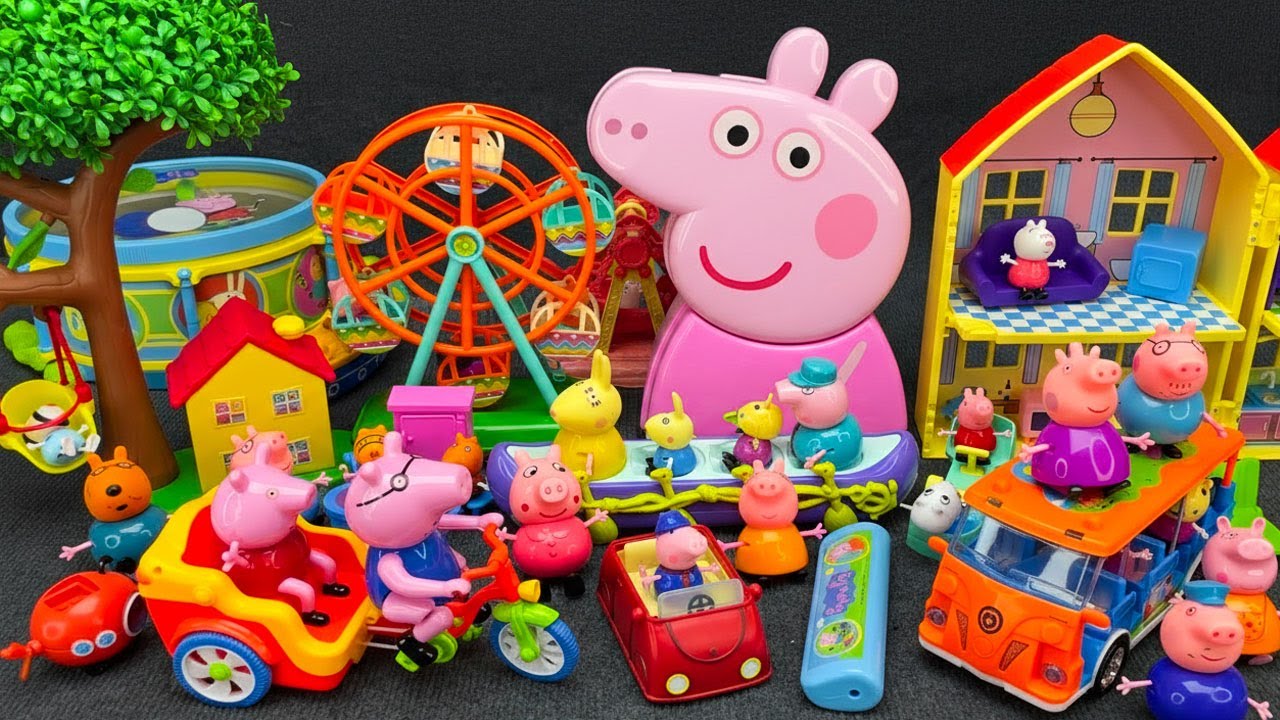69 Minutes Satisfying with Unboxing Peppa Pig House & Castle Toys Collection ASMR | Review Toys