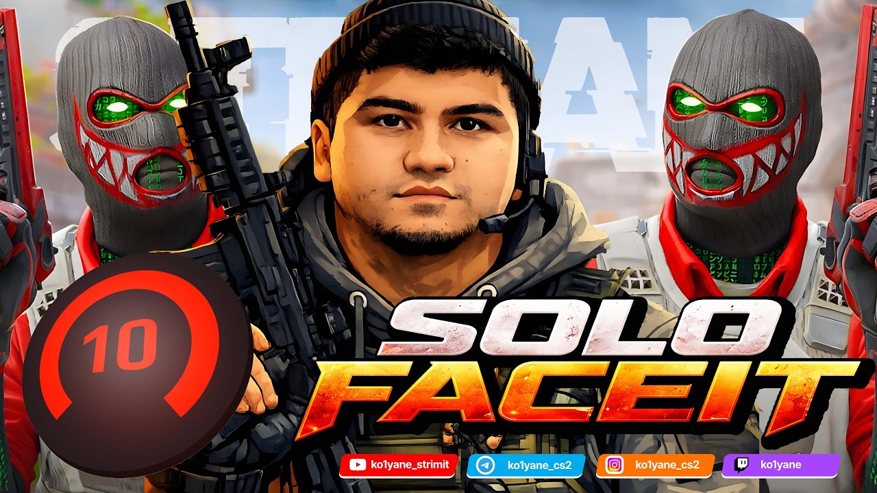 solo faceit up 10 lvl