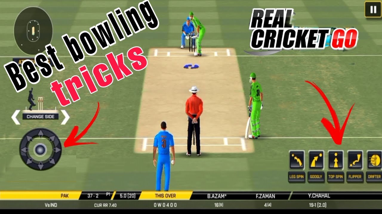 Real Cricket™ Go Best Bowling Trick | How To Real Cricket Go Mobile Gameplay