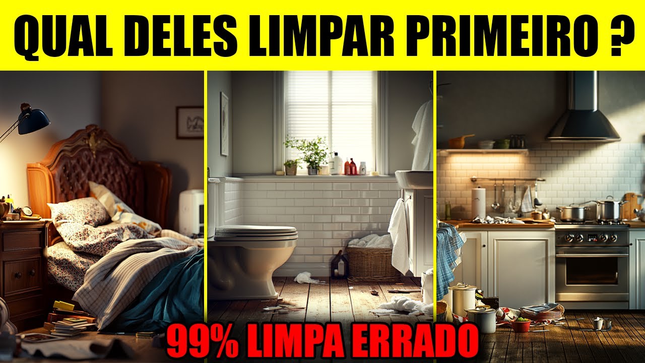 Você está limpando a casa na ORDEM ERRADA! (Veja Porque Você Perde Tempo) | Limpeza e Organização