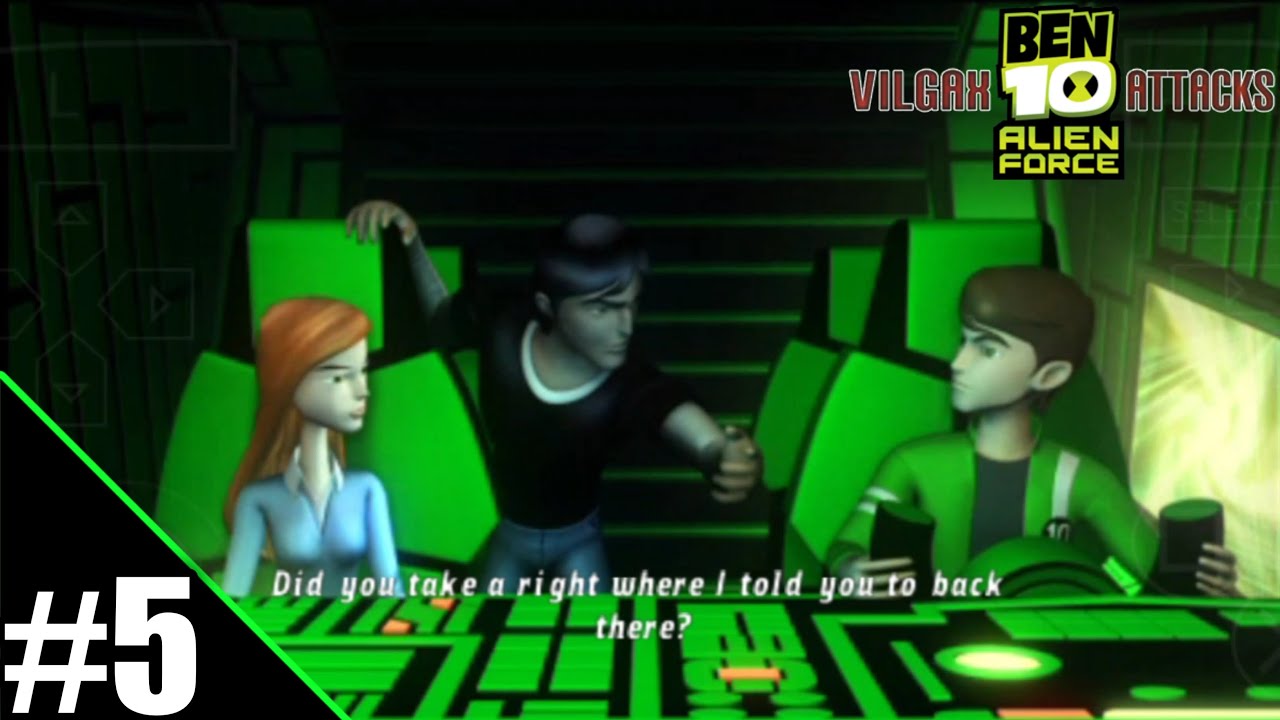 BEN VS GhostFreak - BEN 10 Alien Force Vilgax Attack Part 5