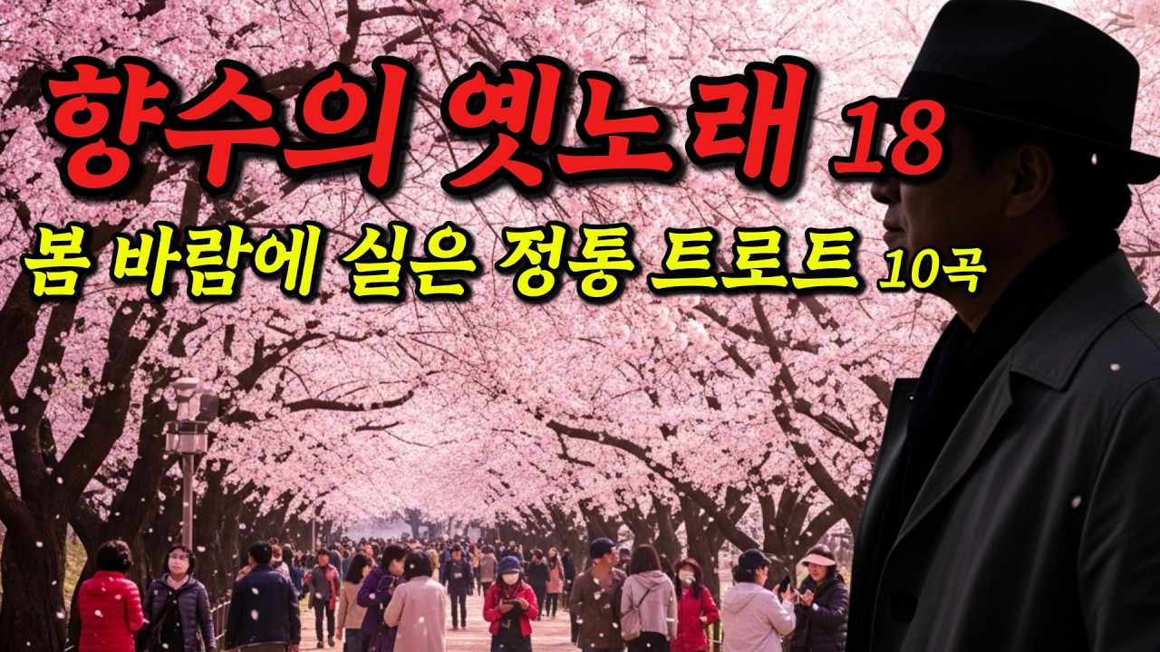 벚꽃 길에서 듣는 추억의 트로트｜봄 바람에 실은 정통 트로트 10곡