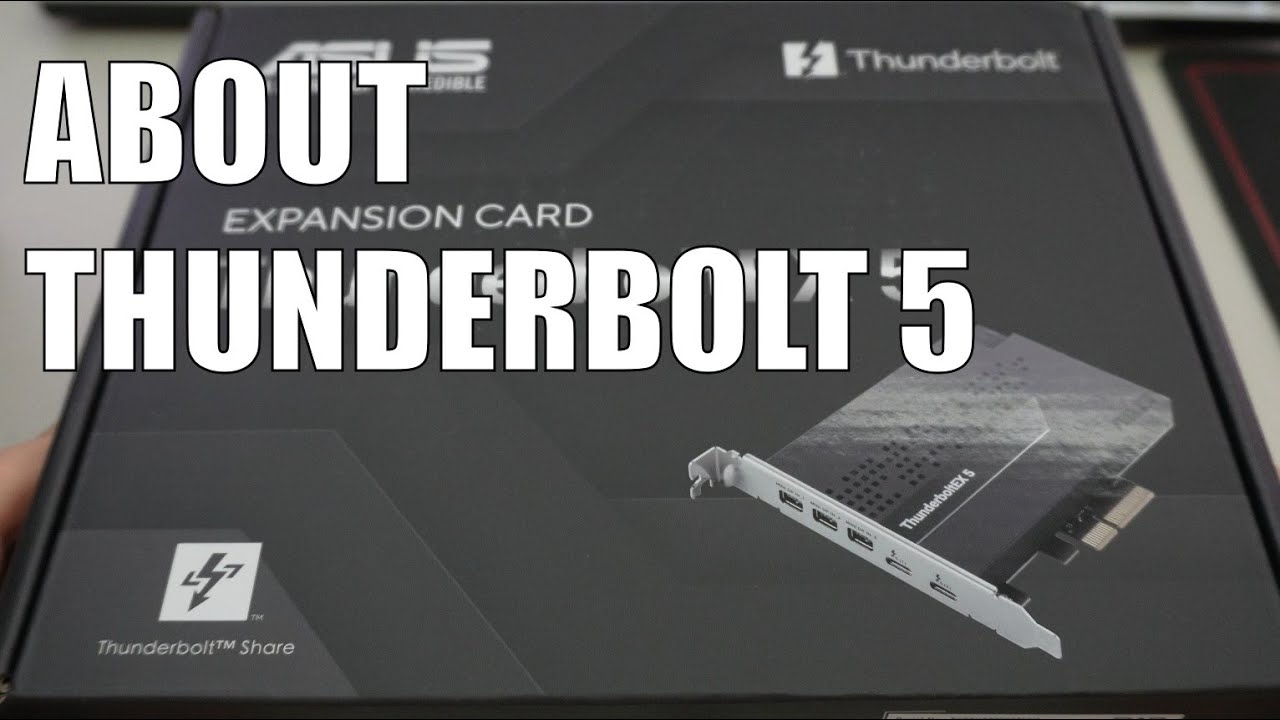 ASUS Thunderbolt EX 5 card overview 開封と概要