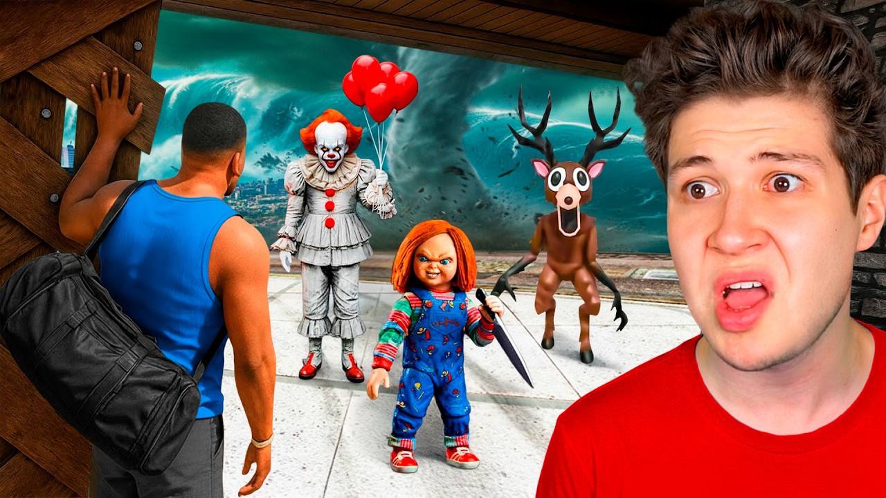 100 MANERAS EXTREMAS de PROTEGER mi CASA en GTA 5! 🏡☢️ (Película)