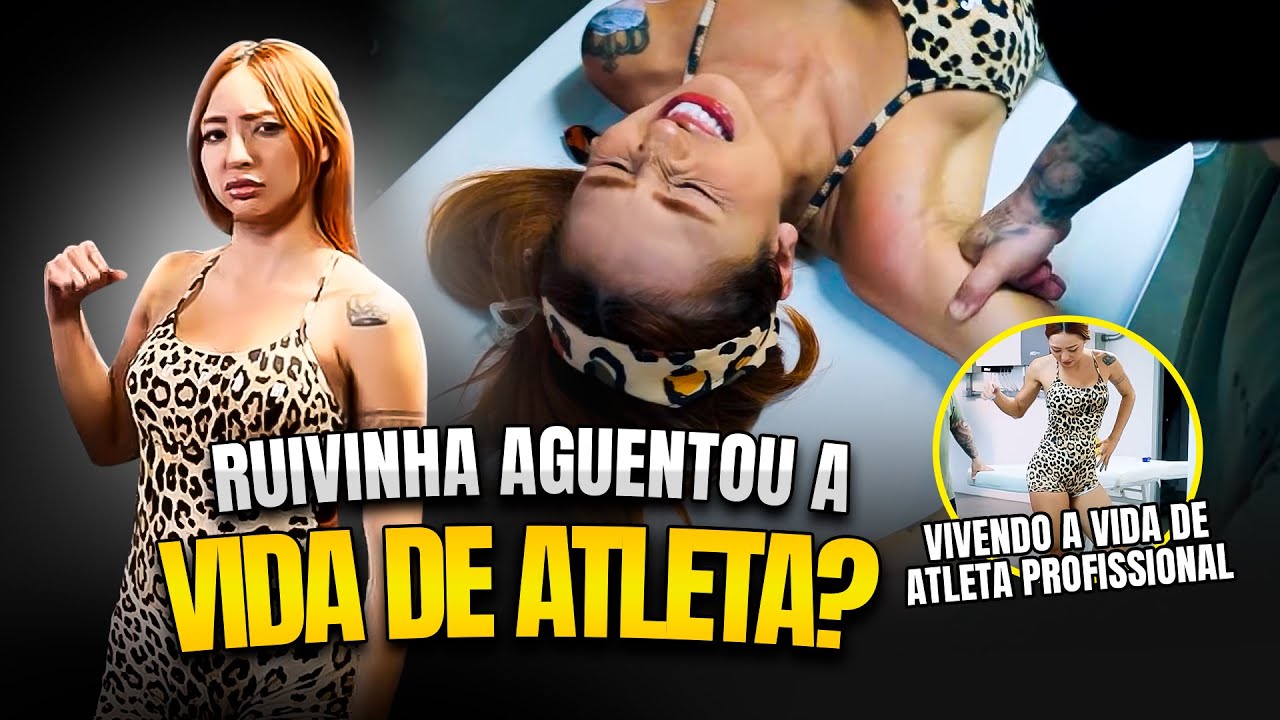 MOSTRANDO PARA RUIVINHA COMO É A VIDA DE ATLETA!