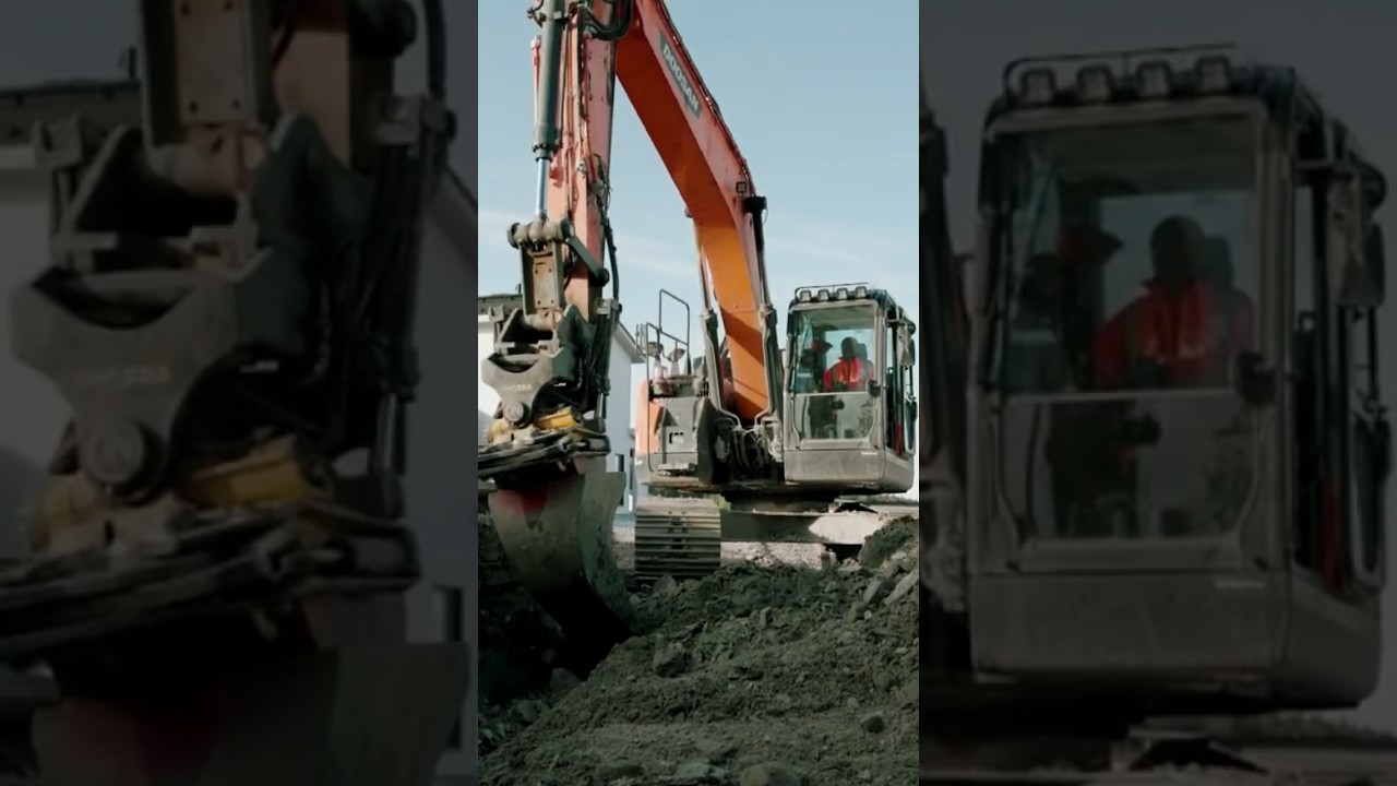 Kauhakeisarin kaivurin pehme&auml;t liikkeet&hellip; #kaivinkone #maanrakennus #perustava #raksa