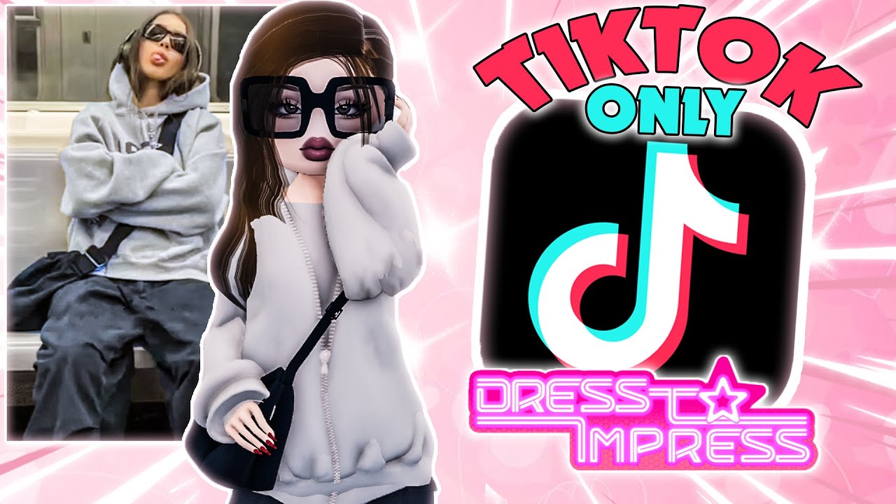 ONLY Using TIKTOK OUTFITS In Dress To Impress!