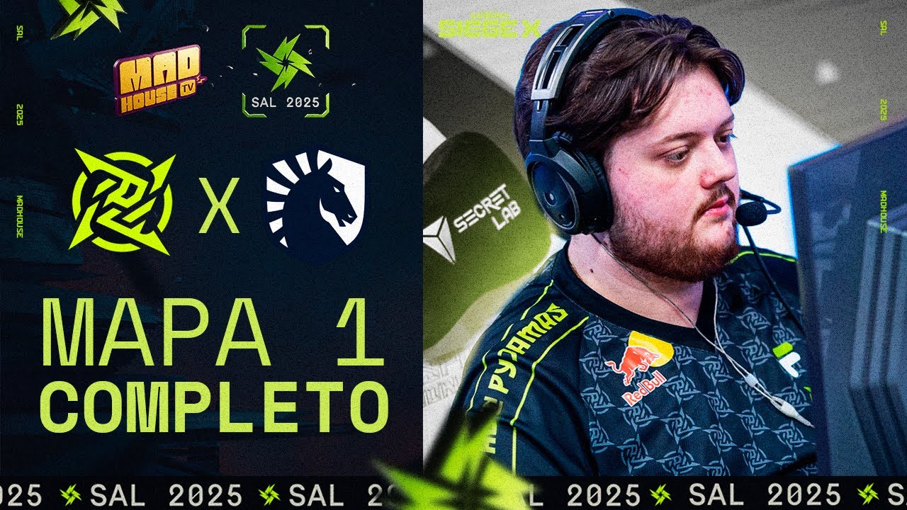 NIP X TEAM LIQUID (R6 SIEGE X) - MAPA 1 | SAL 2025 - JOGO COMPLETO