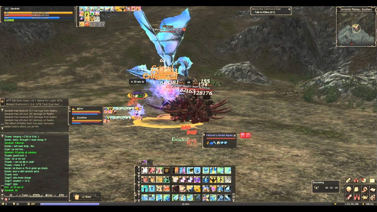 Lineage II - Fafurion Raidboss The Epic Duo!