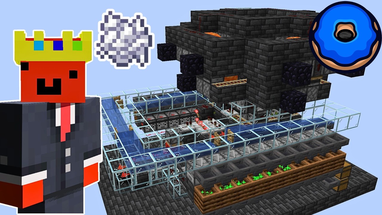 New Meta Bonemeal Farm for DONUT SMP (tutorial)