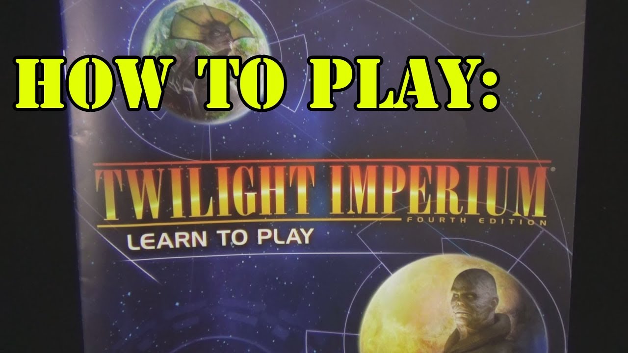 Twilight Imperium 4th Edition Tutorial