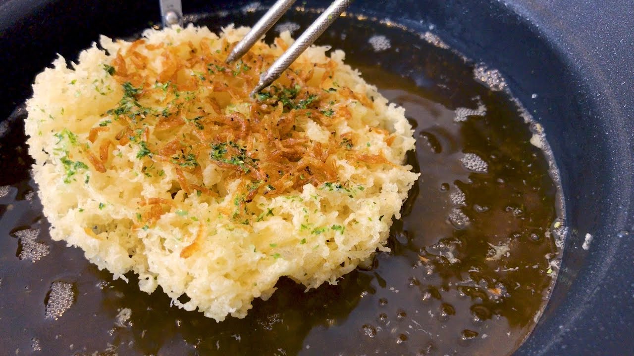 【保存できる天ぷら】余った衣で作る保存用天ぷら(うどんやごはんにとても合います)