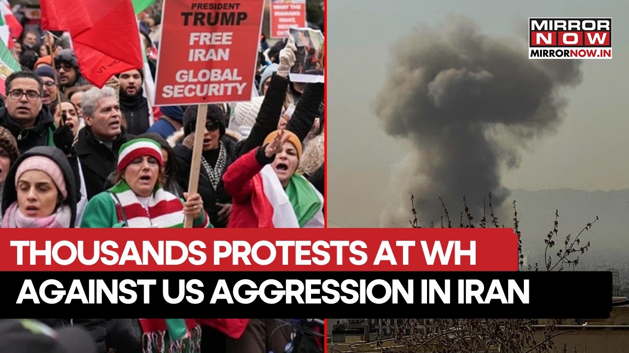 Thousands Protests At White House, New York City Against US-Israel Aggression In Iran | Watch