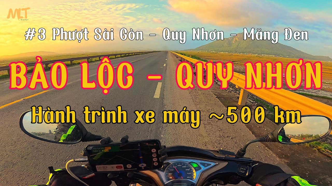 #3 PHƯỢT SÀI GÒN - QUY NHƠN - MĂNG ĐEN/ AIR BLADE 125 XUYÊN VIỆT/ CHẶNG 3: BẢO LỘC - QUY NHƠN