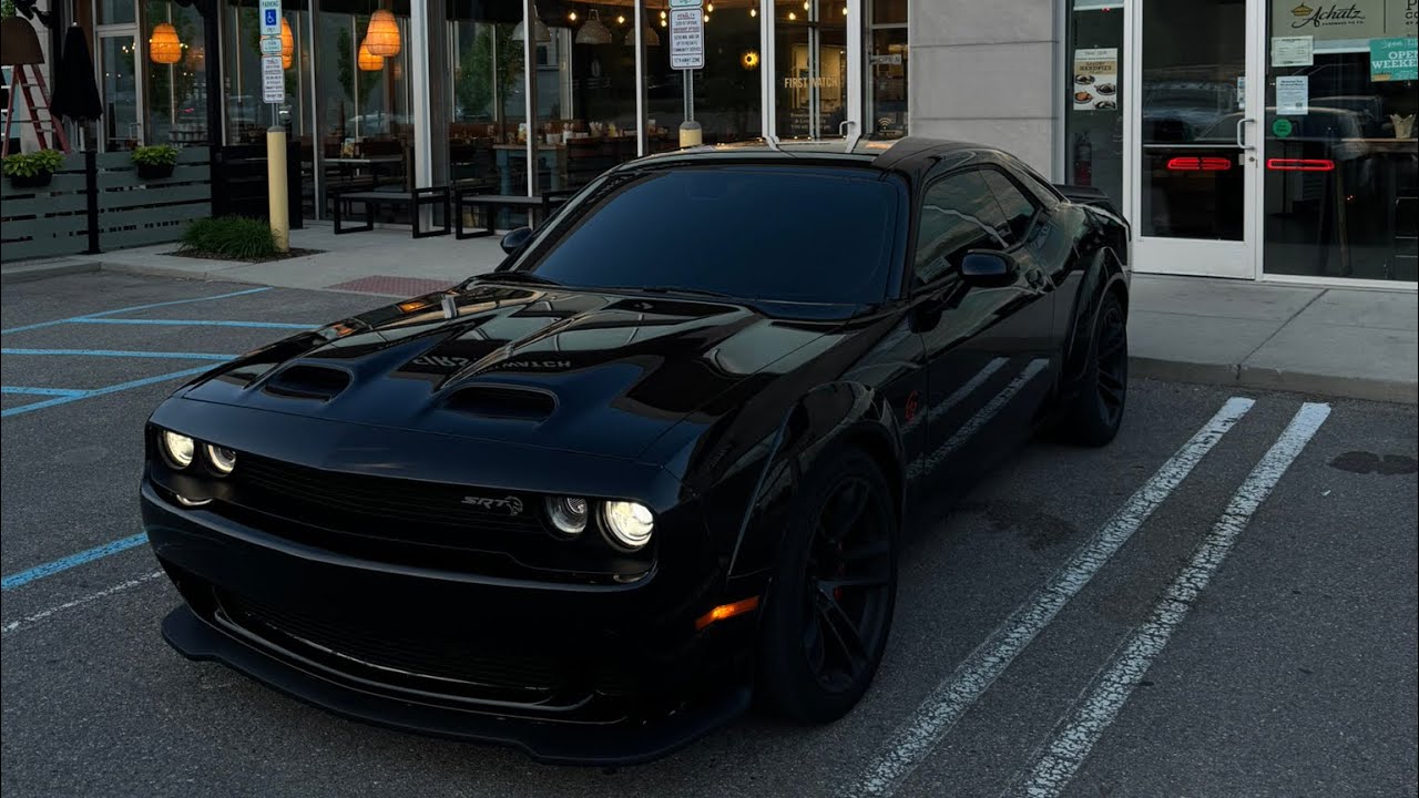 WIDEBODY HELLCAT SWIMMING THROUGH HIGHWAY TRAFFIC POV 