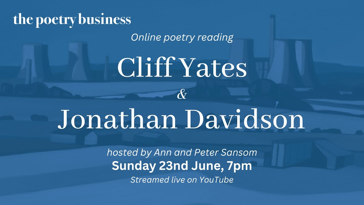 Online Poetry Reading: Cliff Yates and Jonathan Davidson