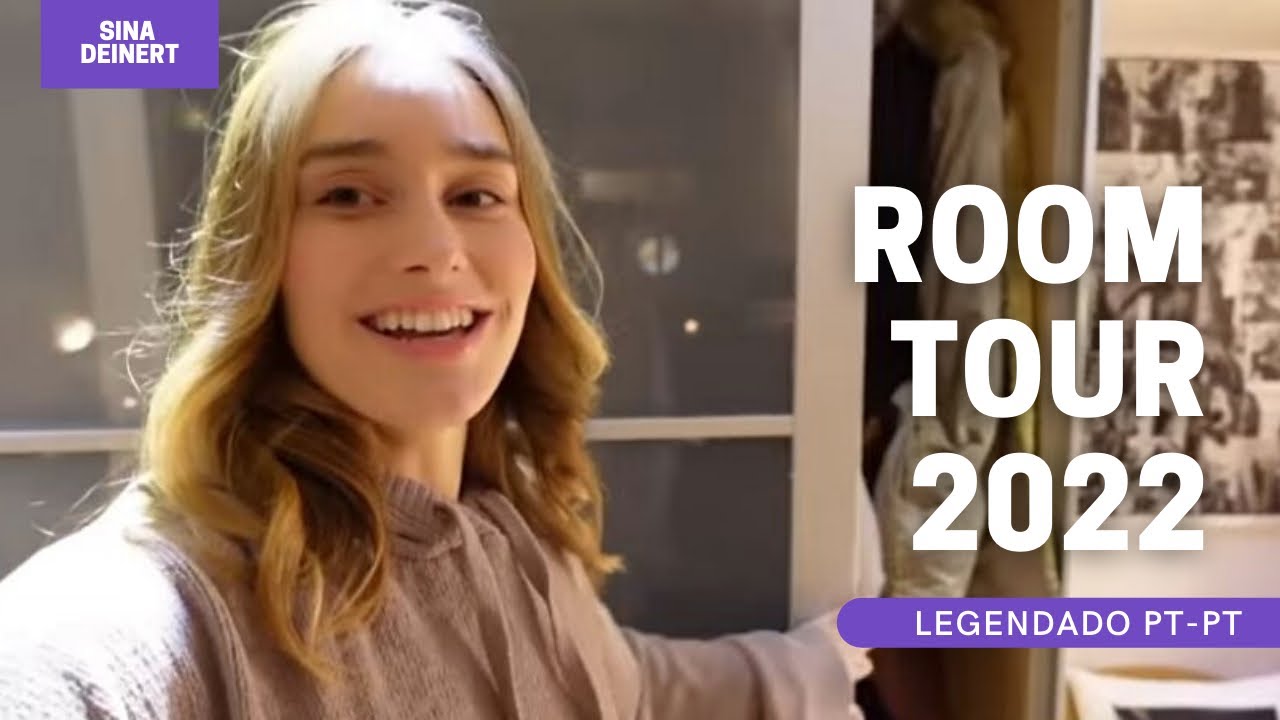 Sina Deinert - ROOM TOUR!!!! 2022 (Legendado PT-PT)